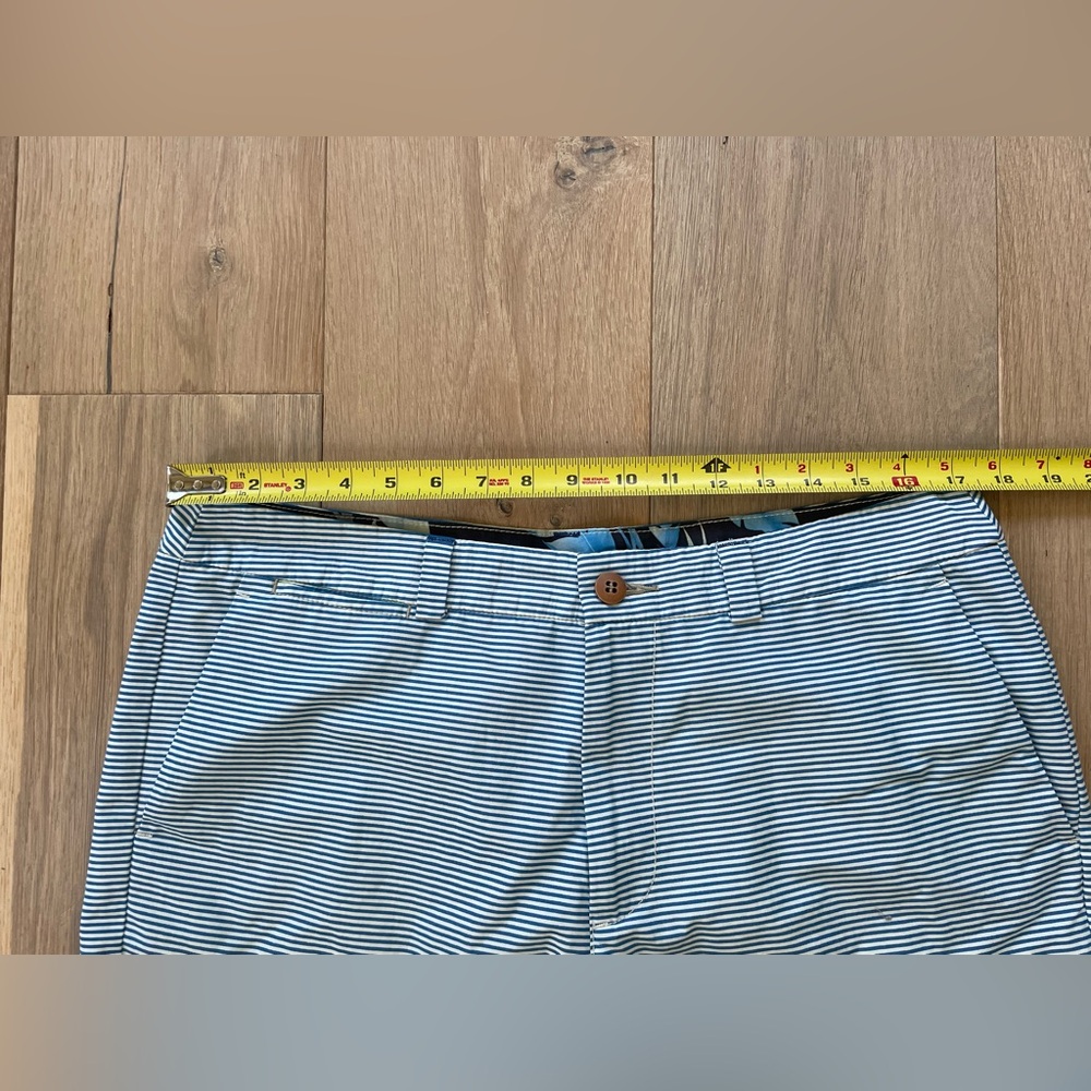 Tommy Bahama striped white and blue shorts - size 34 - Picture 3 of 7